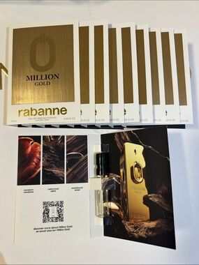 1.5mlx10 pieces Paco rabanne million gold men’s samples set